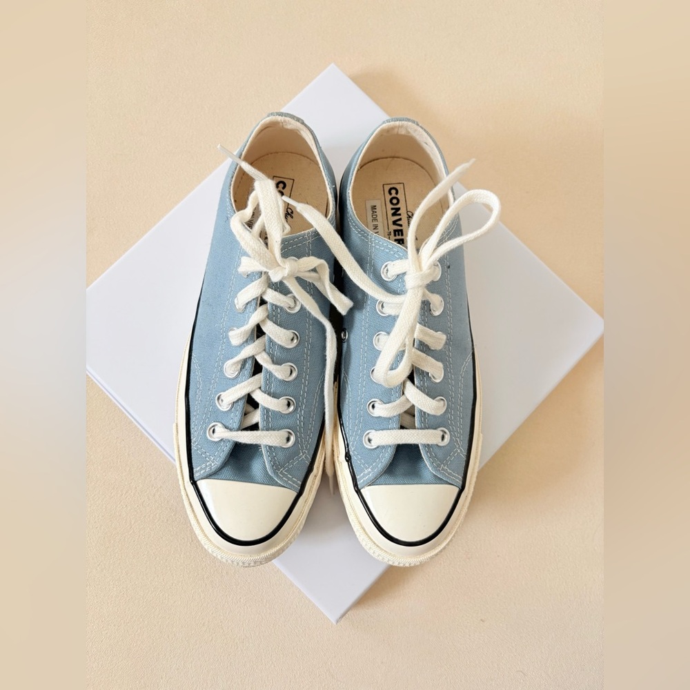 Converse Chuck Taylor All Star Low – Powder Blue – Women’s 7.5 - Picture 2 of 5